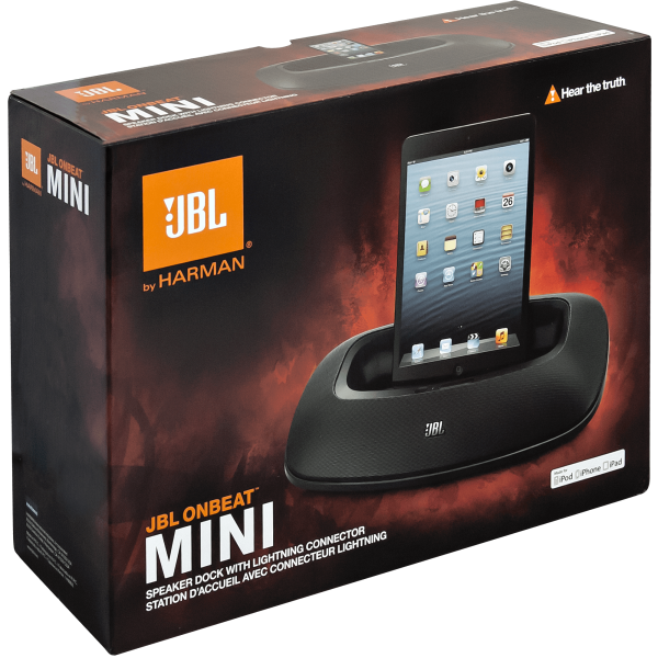 Акустическая система JBL OnBeat MINI White с док-станцией для iPhone, iPad и iPod